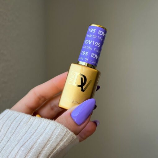 DND DIVA Gel Polish - 195 Side Of Ube - DTK Nail Supply