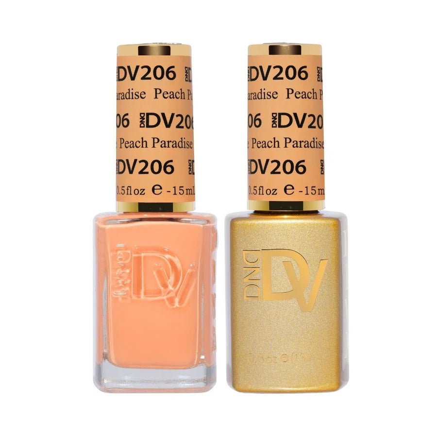 DND DIVA Gel Polish - 206 Peach Paradise - DTK Nail Supply