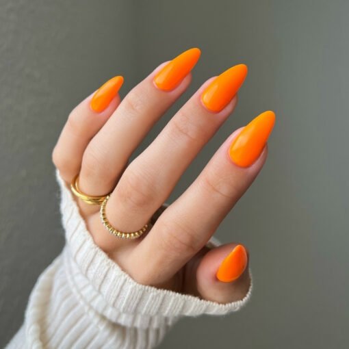 DND DIVA Gel Polish - 208 Perfect Orange - DTK Nail Supply
