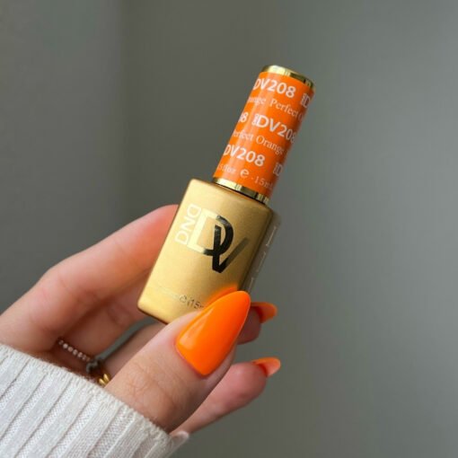 DND DIVA Gel Polish - 208 Perfect Orange - DTK Nail Supply