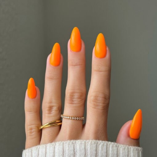 DND DIVA Gel Polish - 208 Perfect Orange - DTK Nail Supply