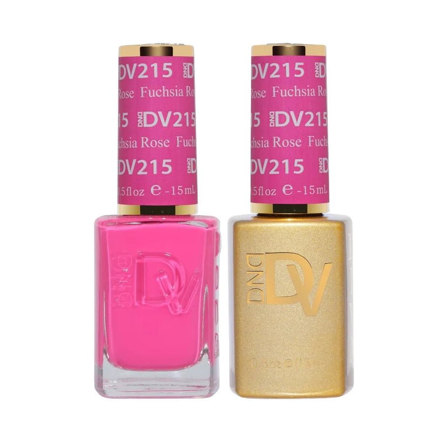 DND DIVA Gel Polish - 215 Fuchsia Rose - DTK Nail Supply