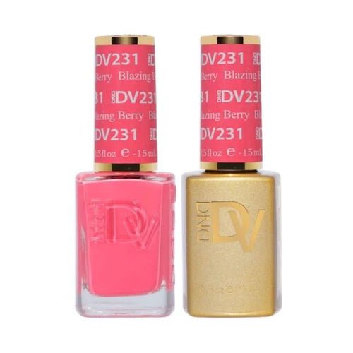 DND DIVA Gel Polish - 231 Blazing Berry - DTK Nail Supply
