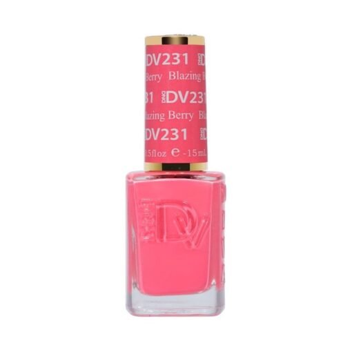 DND DIVA Gel Polish - 231 Blazing Berry - DTK Nail Supply