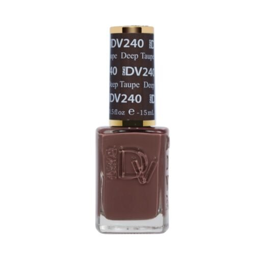 DND DIVA Gel Polish - 240 Deep Taupe - DTK Nail Supply