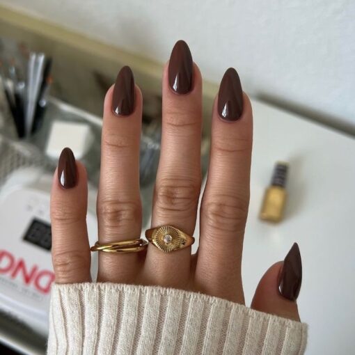 DND DIVA Gel Polish - 250 Cedar Brown - DTK Nail Supply
