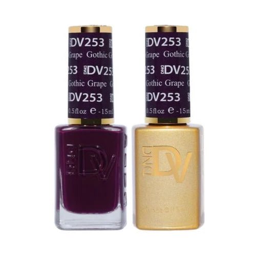 DND DIVA Gel Polish - 253 Gothic Grape - DTK Nail Supply