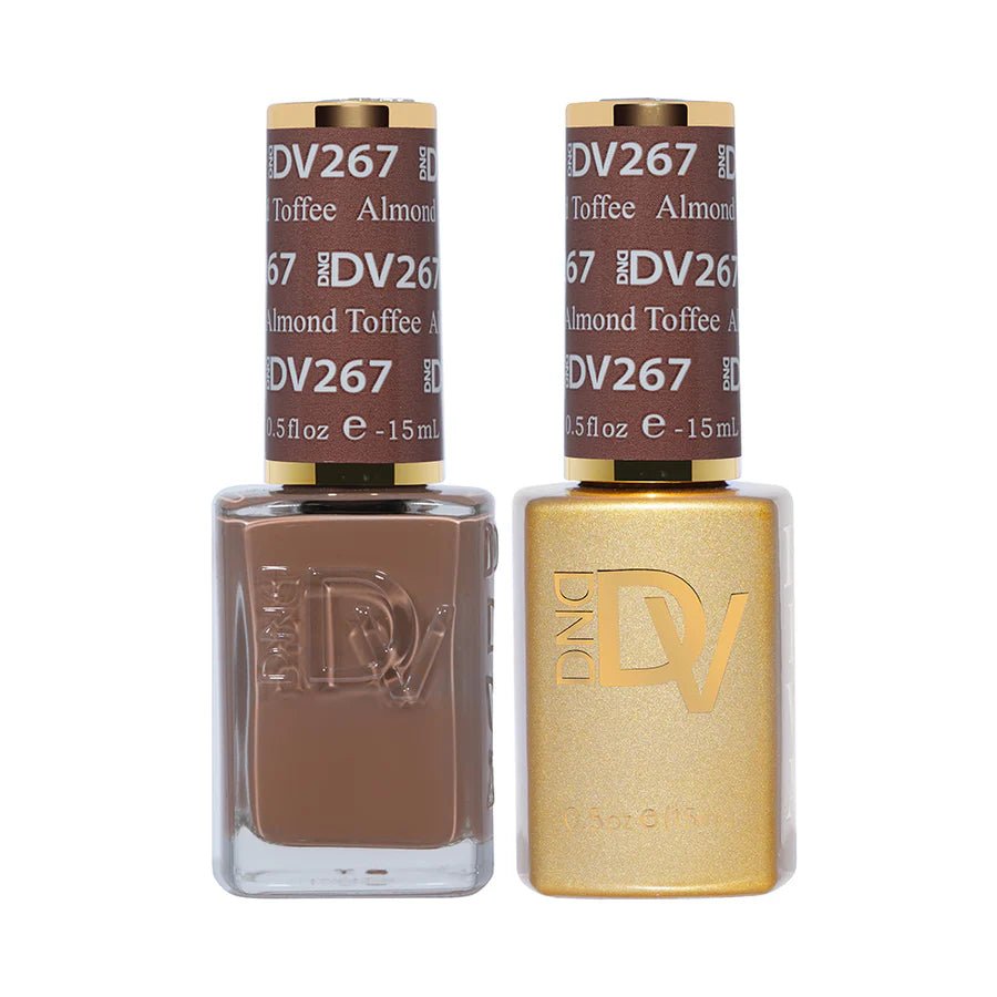 DND DIVA Gel Polish - 267 Almond Toffe - DTK Nail Supply