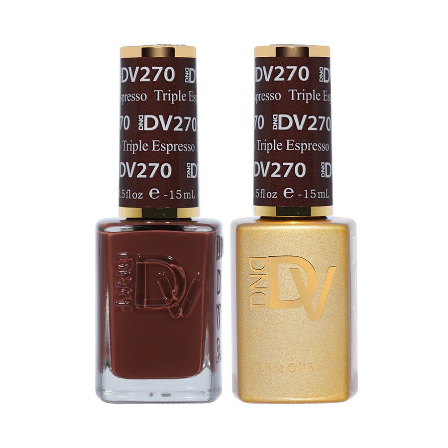 DND DIVA Gel Polish - 270 Triple Espresso - DTK Nail Supply