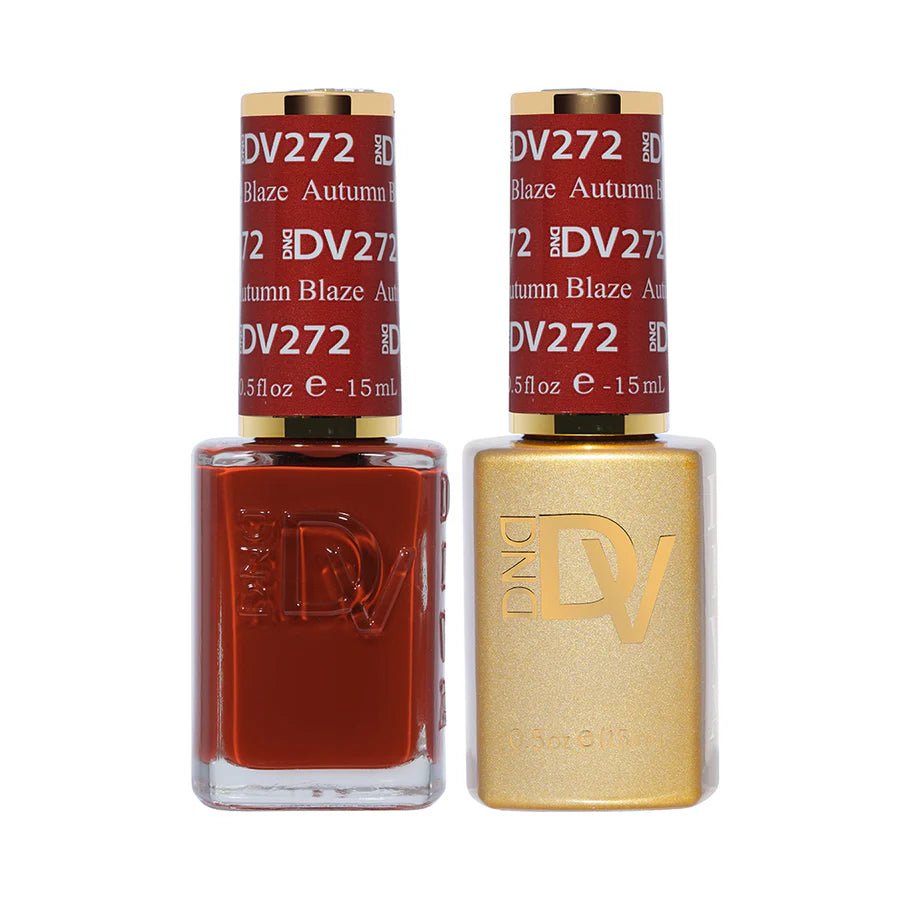 DND DIVA Gel Polish - 272 Autumn Blaze - DTK Nail Supply