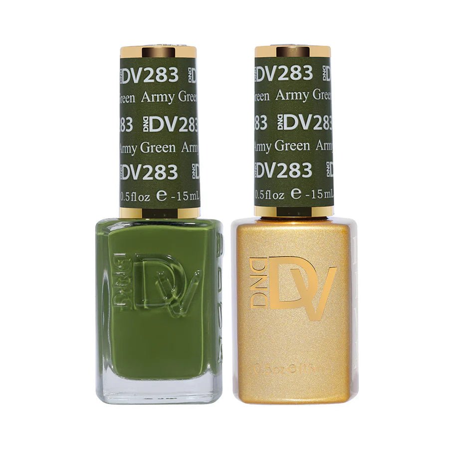 DND DIVA Gel Polish - 283 Army Green - DTK Nail Supply