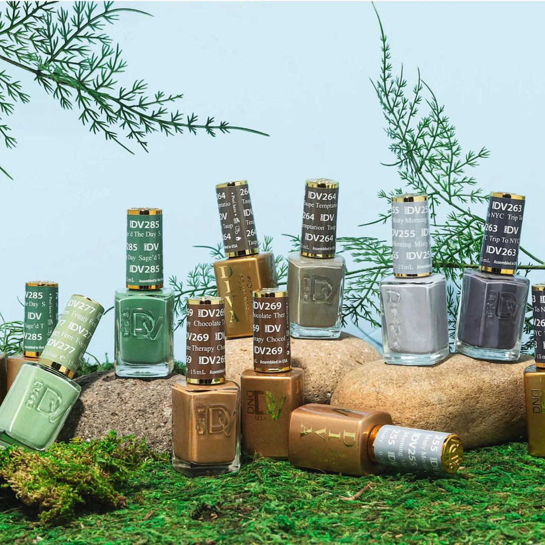 DND DIVA Gel Polish - 36 Set Part 8 - Happy Trails Collection - DTK Nail Supply