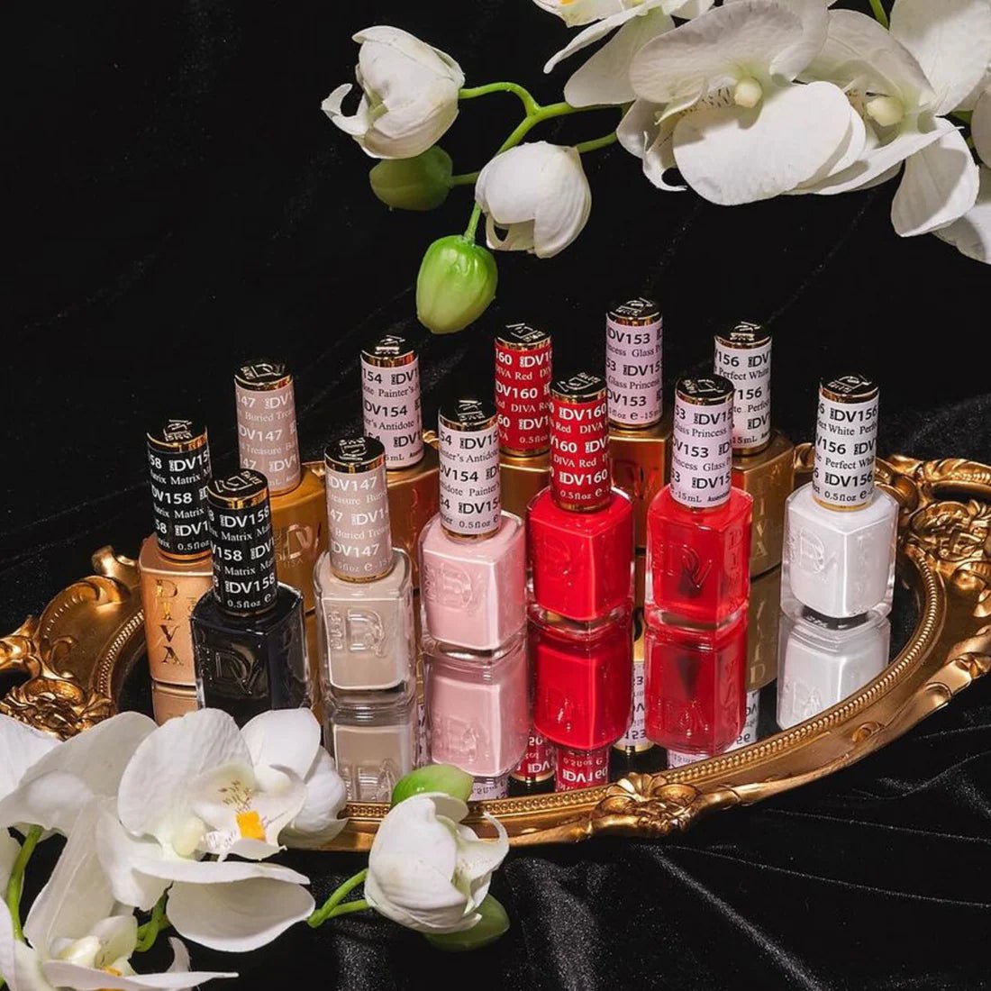 DND DIVA Gel Polish - DND DV Part 5 - Set 36 Colors Prima Donna Collection - DTK Nail Supply