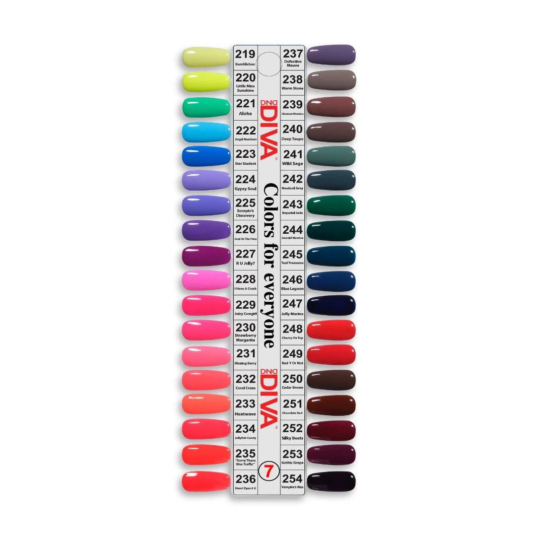 DND DIVA Gel Polish - DND DV Part 7 - Set 27 Colors Parallel Universe Collection - DTK Nail Supply