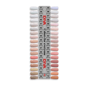 DND DIVA Gel Polish - Part 2 - Set 36 Colors Frosted Chai Collection - DTK Nail Supply