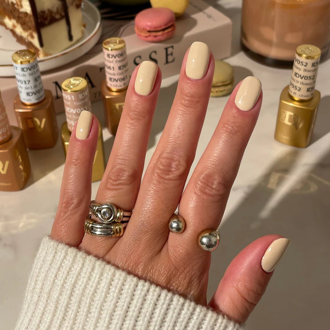 DND DIVA Gel Polish - Part 2 - Set 36 Colors Frosted Chai Collection - DTK Nail Supply