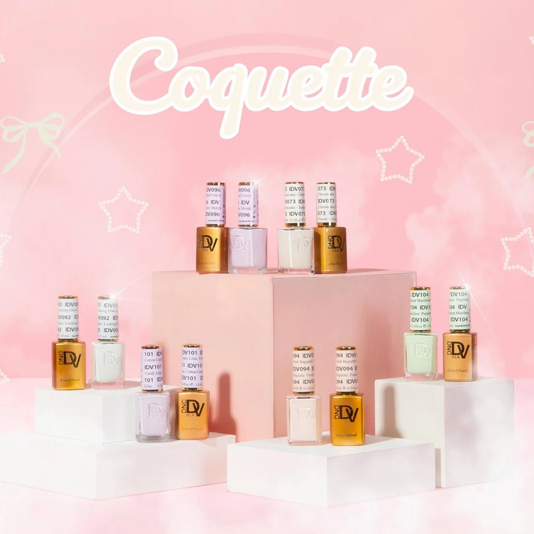 DND DIVA Gel Polish - Set of 36 Part 3 Coquette Collection - DTK Nail Supply