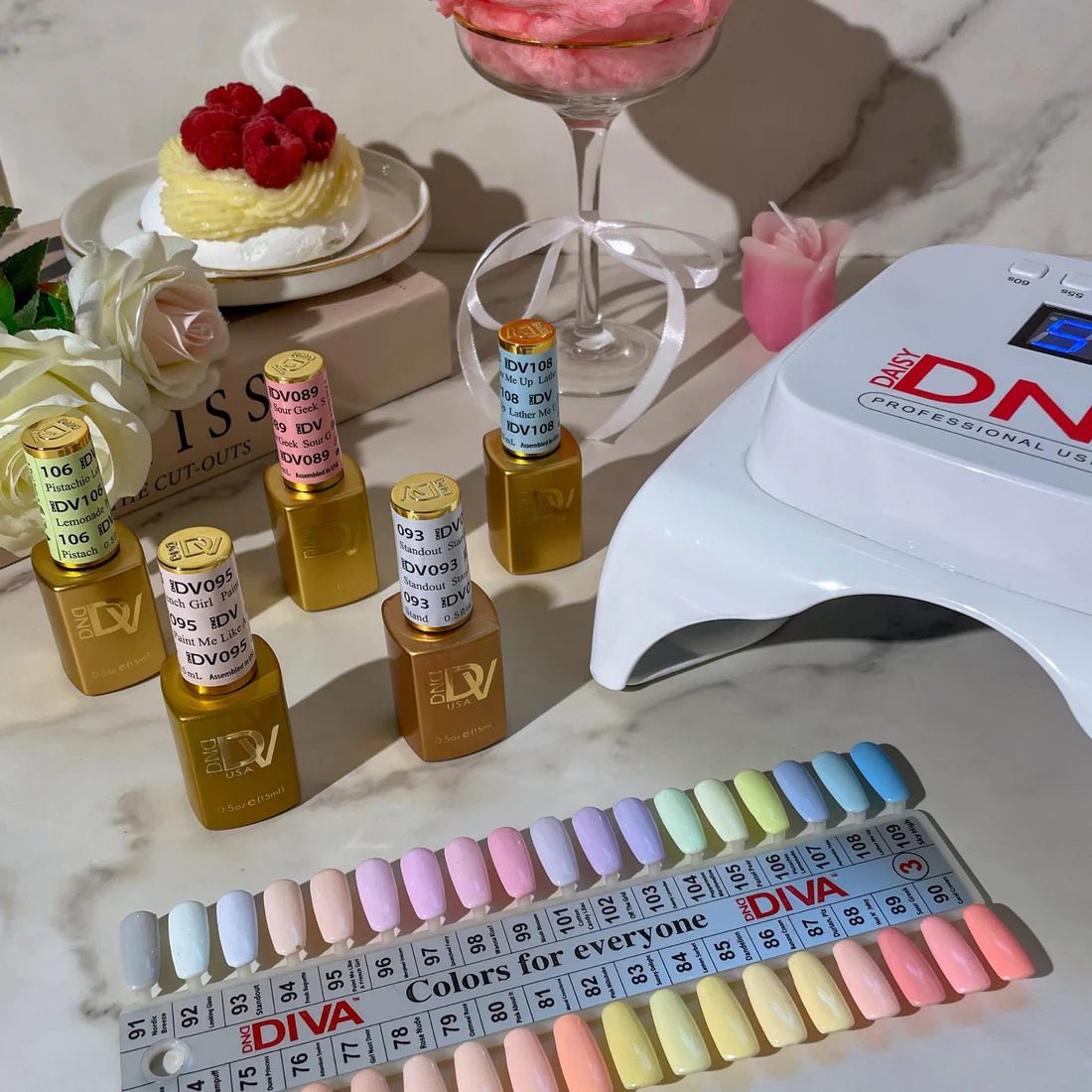 DND DIVA Gel Polish - Set of 36 Part 3 Coquette Collection - DTK Nail Supply