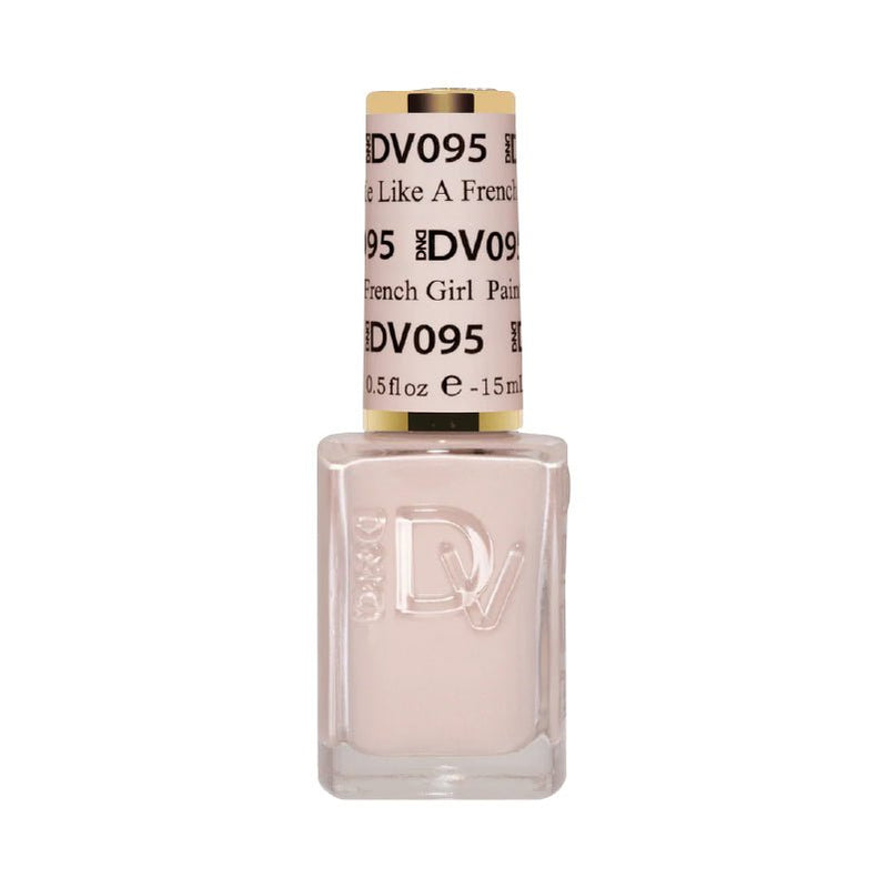 DND DIVA Nail Lacquer - 095 Paint Me Like A French Girl - DTK Nail Supply