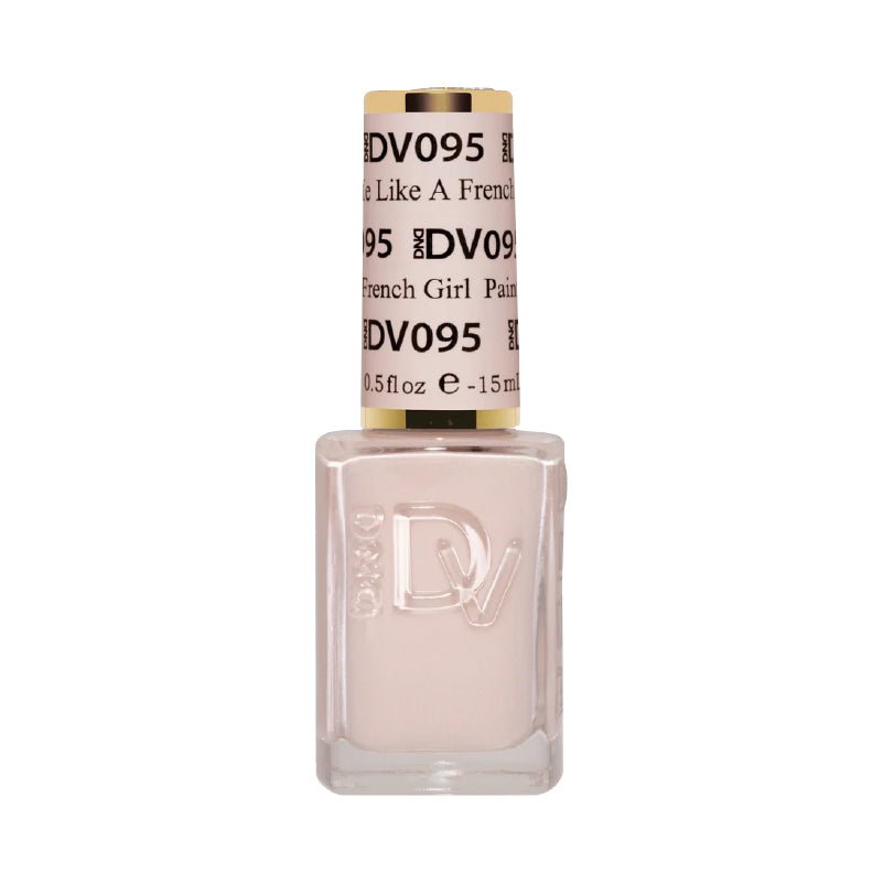 DND DIVA Nail Lacquer - 095 Paint Me Like A French Girl - DTK Nail Supply