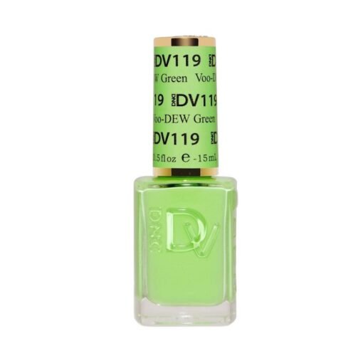 DND DIVA Nail Lacquer - 119 Voo - DEW Green - DTK Nail Supply