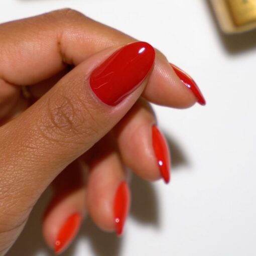 DND DIVA Nail Lacquer - 163 Left Him On Red - DTK Nail Supply