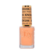 DND DIVA Nail Lacquer - 206 Peach Paradise - DTK Nail Supply