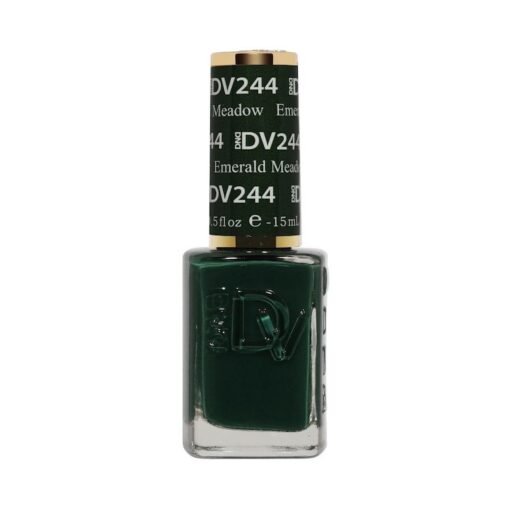 DND DIVA Nail Lacquer - 244 Emerald Meadow - DTK Nail Supply