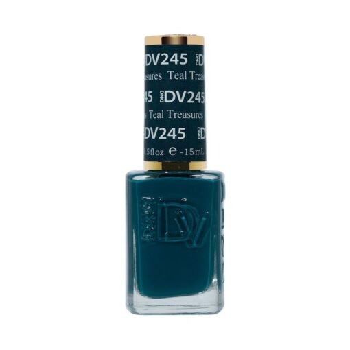 DND DIVA Nail Lacquer - 245 Teal Treasures - DTK Nail Supply