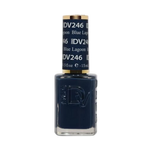 DND DIVA Nail Lacquer - 246 Blue Lagoon - DTK Nail Supply