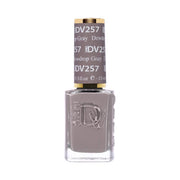 DND DIVA Nail Lacquer - 257 Dewdrop Grey - DTK Nail Supply