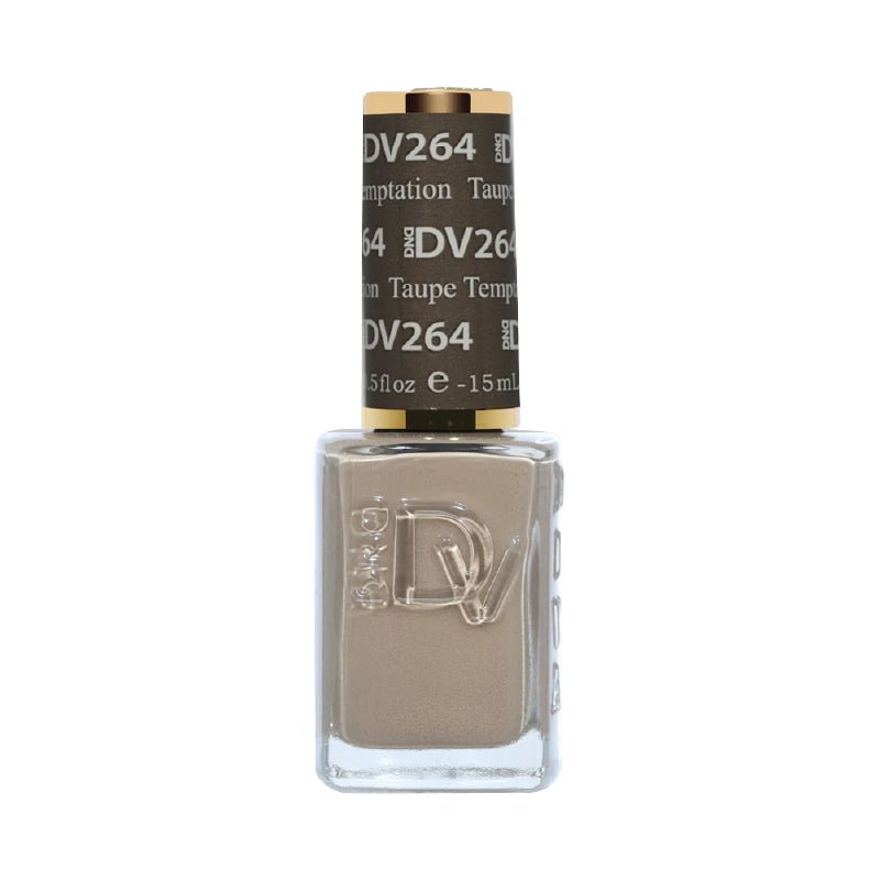 DND DIVA Nail Lacquer - 264 Taupe Temptation - DTK Nail Supply