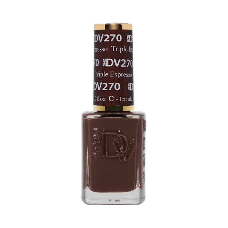 DND DIVA Nail Lacquer - 270 Triple Espresso - DTK Nail Supply