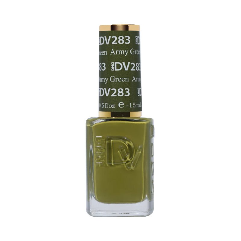 DND DIVA Nail Lacquer - 283 Army Green - DTK Nail Supply