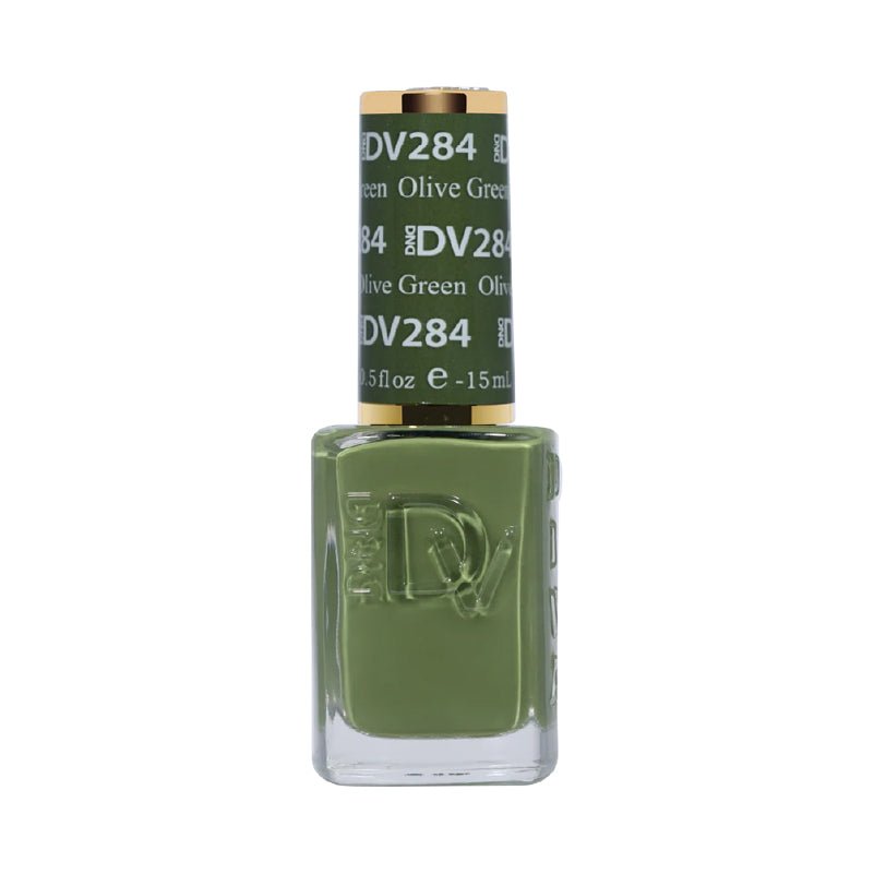 DND DIVA Nail Lacquer - 284 Olive Green - DTK Nail Supply