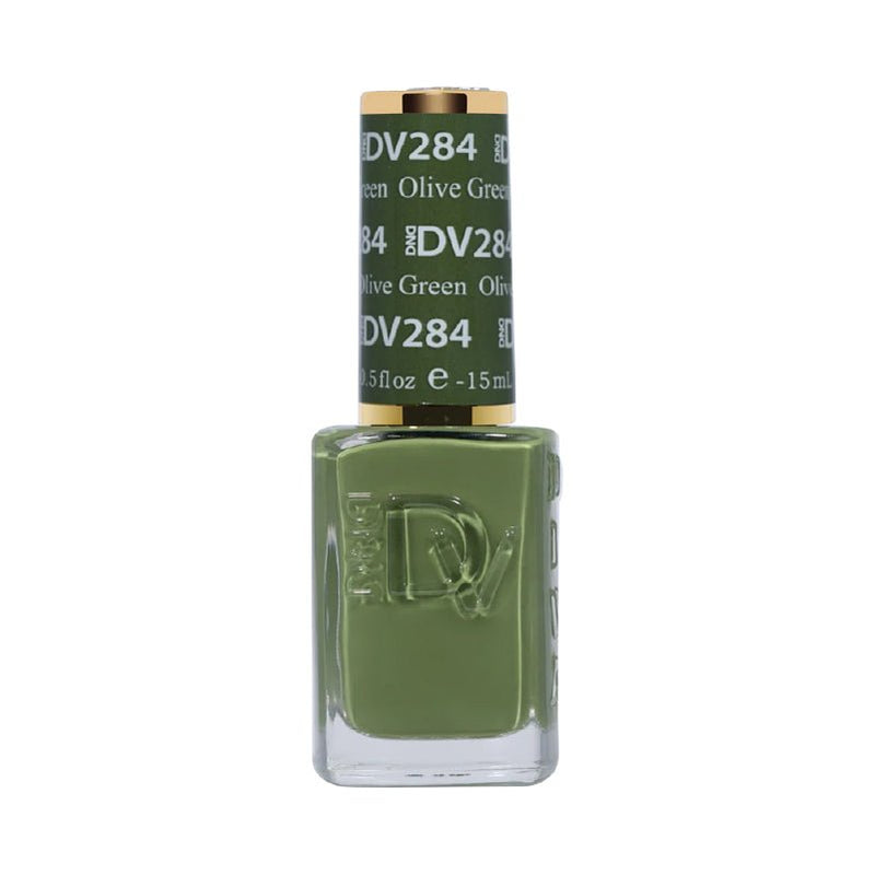 DND DIVA Nail Lacquer - 284 Olive Green - DTK Nail Supply