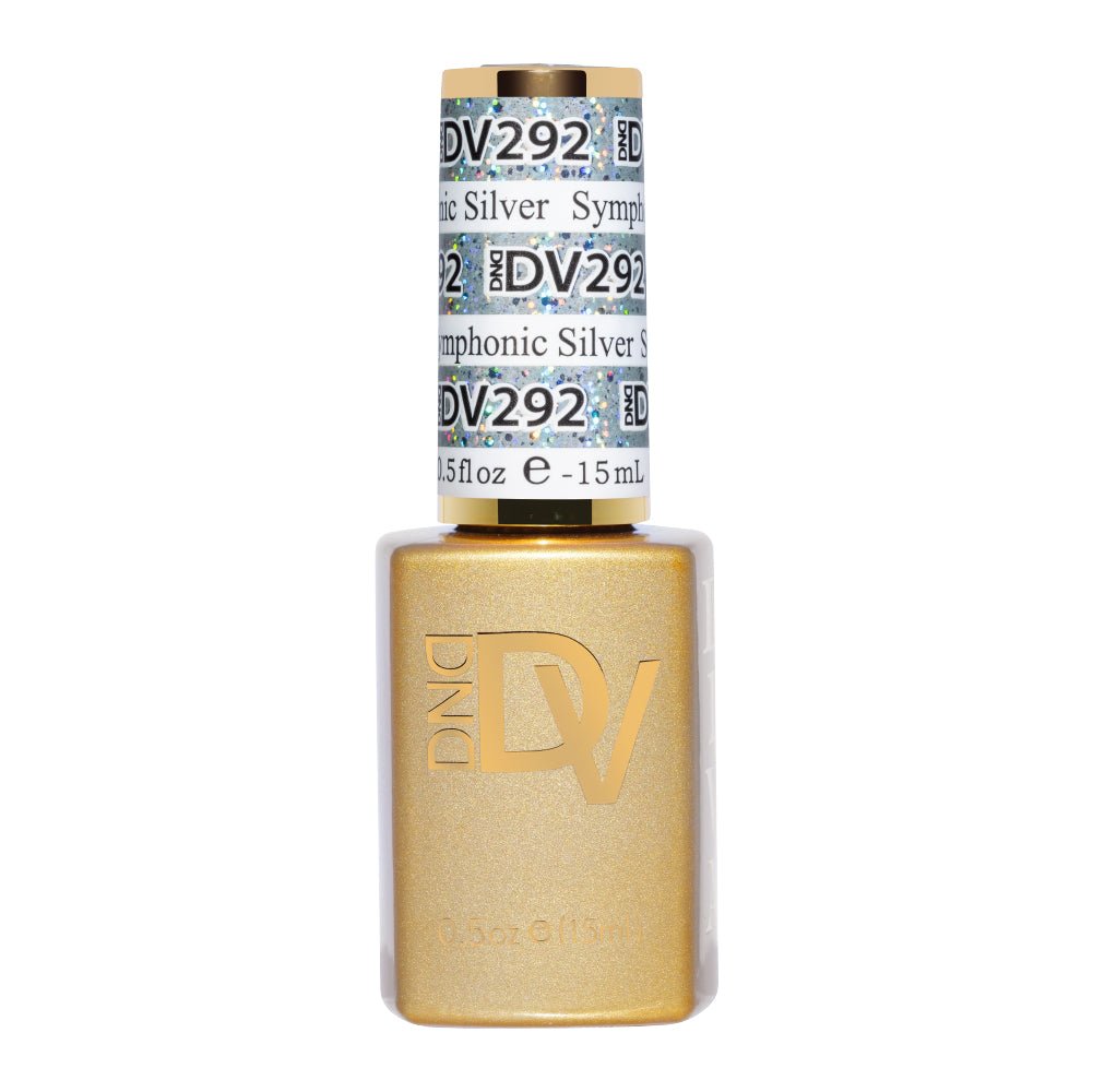 DND DV 292 Symphonic Silver - DND Diva Gel Polish - DTK Nail Supply