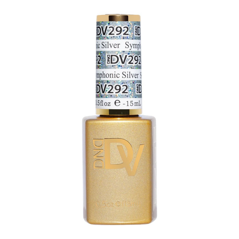 DND DV 292 Symphonic Silver - DND Diva Gel Polish - DTK Nail Supply