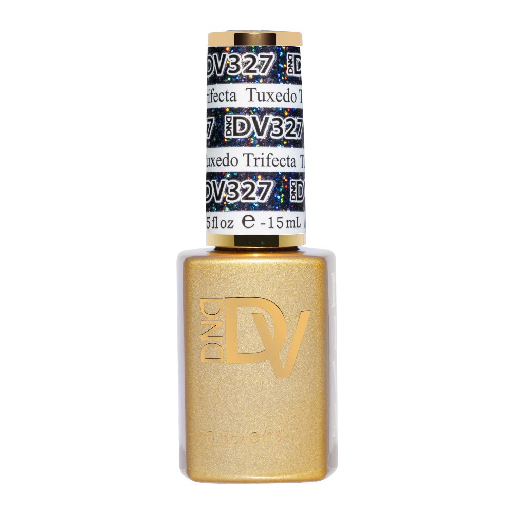 DND DV 327 Tuxedo Trifecta - DND Diva Gel Polish - DTK Nail Supply
