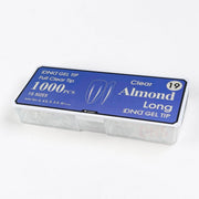 DND Full Clear Gel Tip 19 - Almond Long - DTK Nail Supply