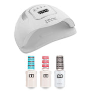 DND Gel Basic Kit - 860 She's White_ She's Pink_ & Nail Lamp - DTK Nail Supply