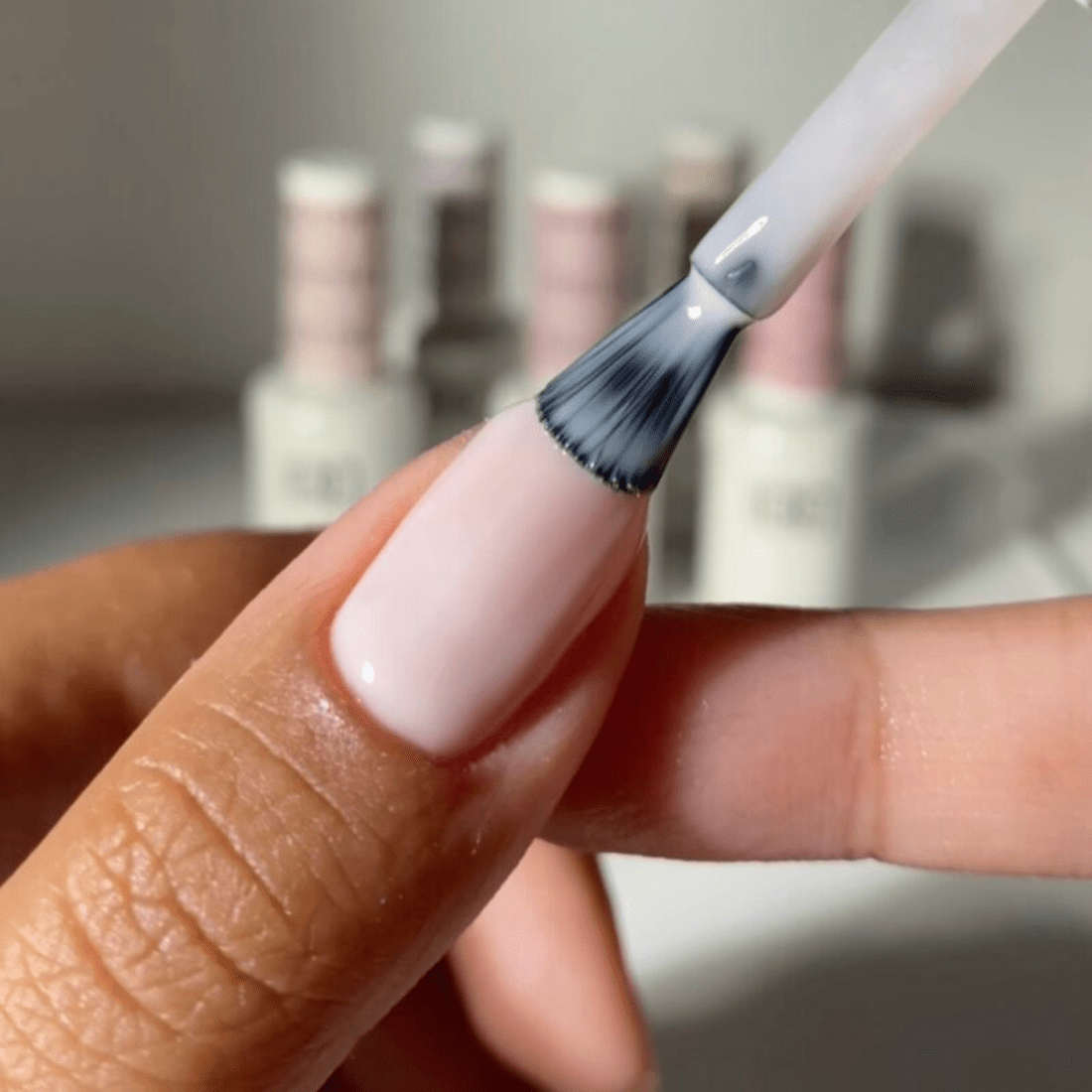 DND Gel Basic Kit - 860 She's White_ She's Pink_ & Nail Lamp - DTK Nail Supply