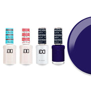 DND Gel & Lacquer Combo - Base Top Gel & 458 Fresh Eggplant - DTK Nail Supply