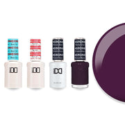 DND Gel & Lacquer Combo - Base Top Gel & 459 Muted Berry - DTK Nail Supply