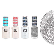 DND Gel & Lacquer Combo - Base Top Gel & 464 Fairy Wings - DTK Nail Supply