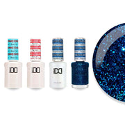 DND Gel & Lacquer Combo - Base Top Gel & 509 Sapphire Stone - DTK Nail Supply