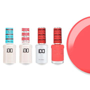 DND Gel & Lacquer Combo - Base Top Gel & 545 Peachy Orange - DTK Nail Supply