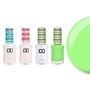 DND Gel & Lacquer Combo - Base Top Gel & 568 Green Forest - DTK Nail Supply