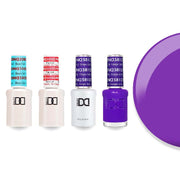 DND Gel & Lacquer Combo - Base Top Gel & 581 Grape Jelly - DTK Nail Supply
