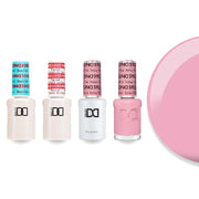 DND Gel & Lacquer Combo - Base Top Gel & 592 Italian Pink - DTK Nail Supply